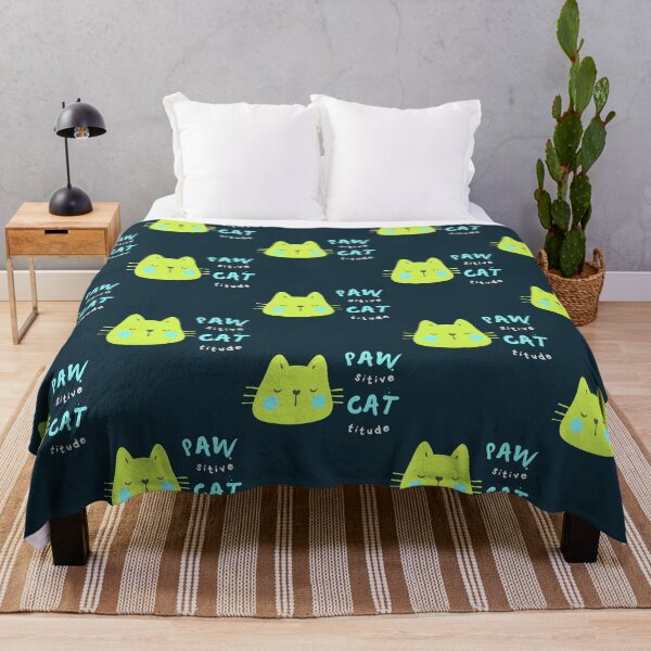 Item preview, PAWsitive CATtitude- Funny Cat Meme designed and sold by 99organizersd.