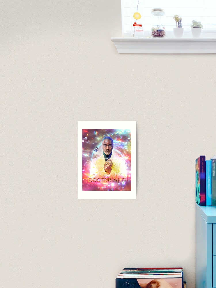 Thumbnail 2 of 3, Art Print, (watermarked) Ncuti Gatwa 14th Doctor - % to charity - By the original artist designed and sold by TheCyberdevil.