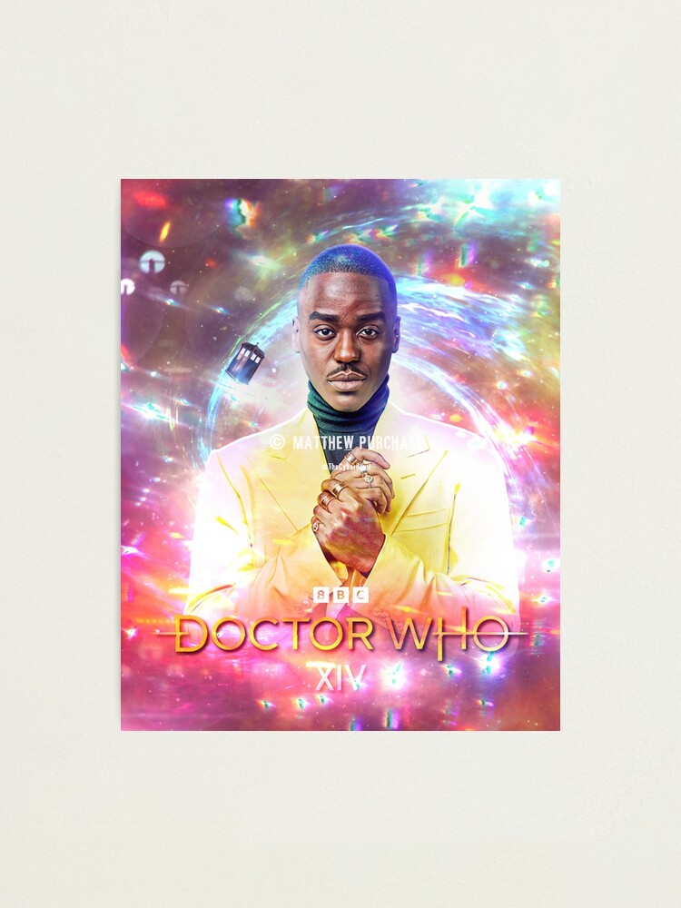 Thumbnail 1 of 3, Photographic Print, (watermarked) Ncuti Gatwa 14th Doctor - % to charity - By the original artist designed and sold by TheCyberdevil.