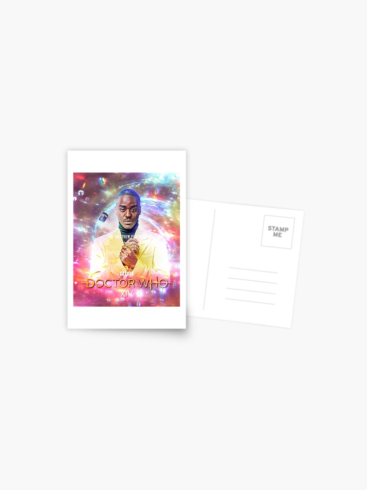 Thumbnail 1 of 2, Postcard, (watermarked) Ncuti Gatwa 14th Doctor - % to charity - By the original artist designed and sold by TheCyberdevil.