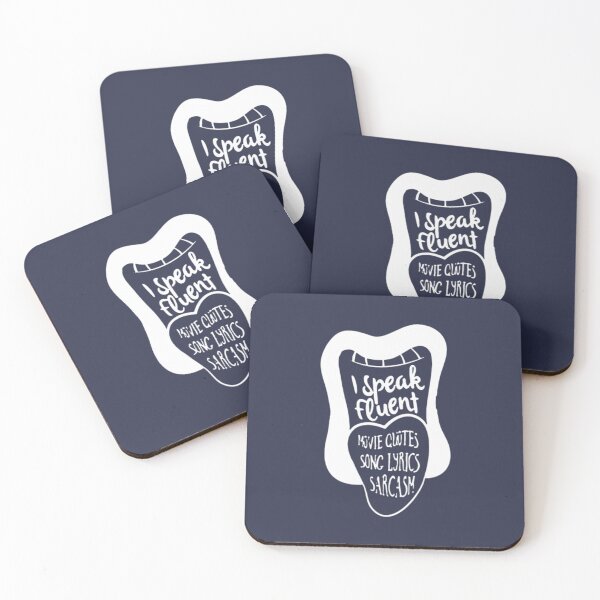 Item preview, I Speak Fluent Movie quotes song lyrics sarcasm designed and sold by LinaAjaxe.