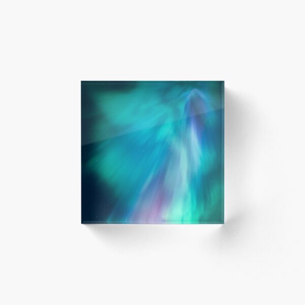 Beautiful northern lights Acrylic Block