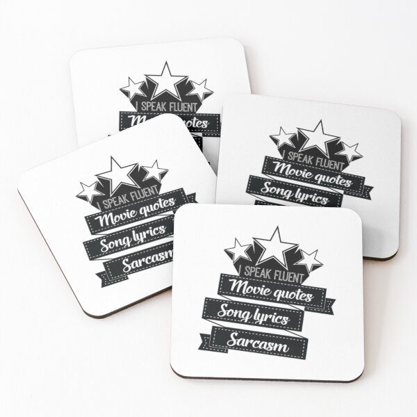 Item preview, I Speak Fluent Movie quotes song lyrics sarcasm designed and sold by LinaAjaxe.
