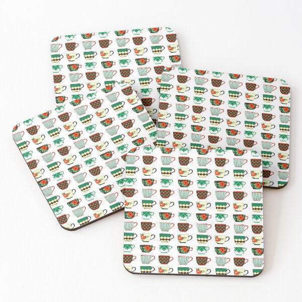 Item preview, Coffee Cups pattern designed and sold by LaBelleMaison.