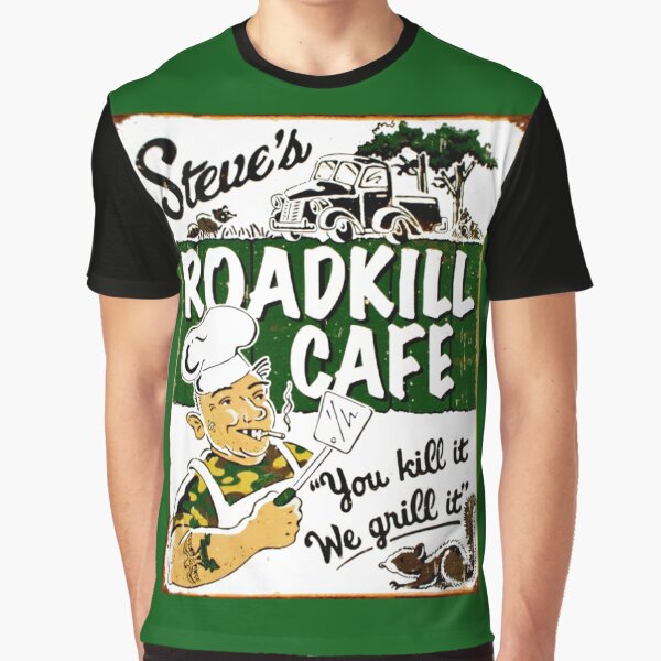 roadkill stubby bob t shirt