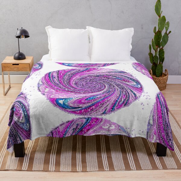 Item preview, Spinning Wave in a Circle pink purple designed and sold by FancyFriendship.