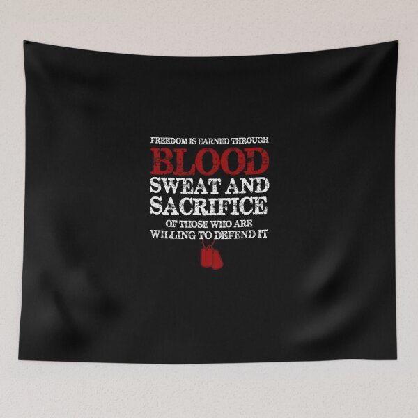 Item preview, Freedoom is earned though BLOOD designed and sold by aryagiri.