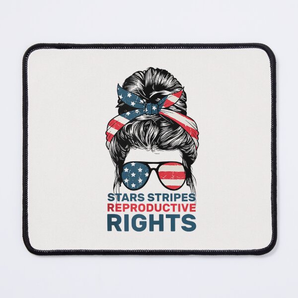 Item preview, Messy Bun American Flag, Stars Stripes Reproductive Rights T Shirt designed and sold by Dieter-Marshall.
