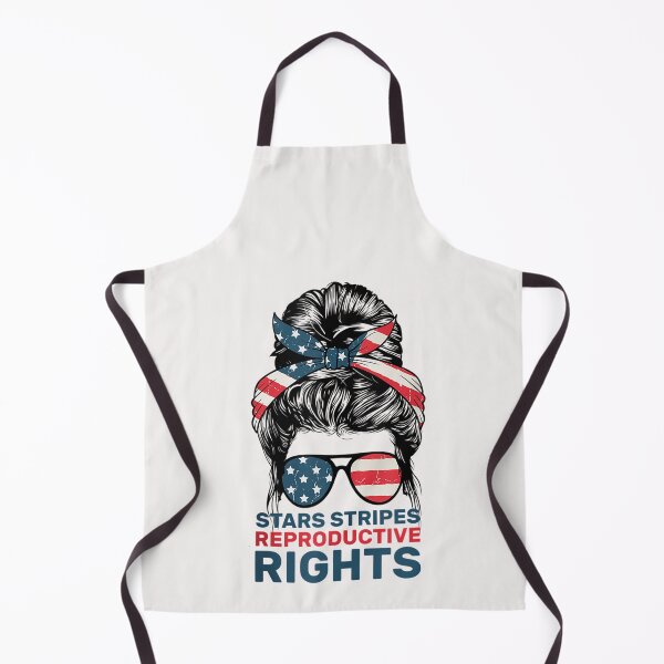 Item preview, Messy Bun American Flag, Stars Stripes Reproductive Rights T Shirt designed and sold by Dieter-Marshall.