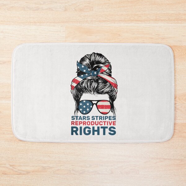 Item preview, Messy Bun American Flag, Stars Stripes Reproductive Rights T Shirt designed and sold by Dieter-Marshall.