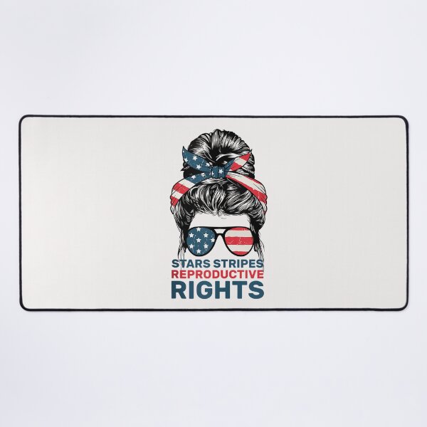 Item preview, Messy Bun American Flag, Stars Stripes Reproductive Rights T Shirt designed and sold by Dieter-Marshall.