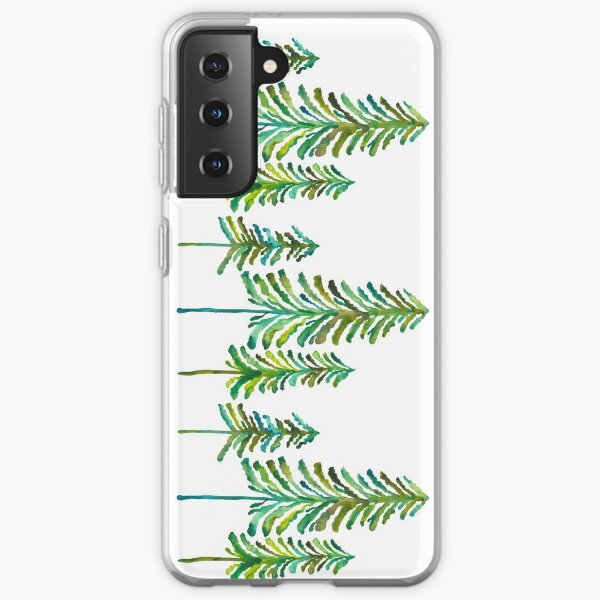 Pine Trees – Green Palette Samsung Galaxy Soft Case