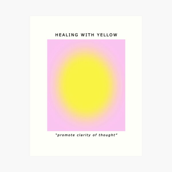 Item preview, Healing With Pink and Yellow Aura Gradient Ombre Sombre Abstract  designed and sold by Tamas Das.