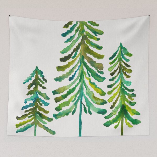 Item preview, Pine Trees – Green Palette designed and sold by Cat Coquillette.