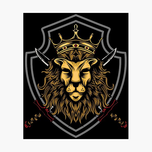 Item preview, Lion shield designed and sold by Disturbed-Mind.