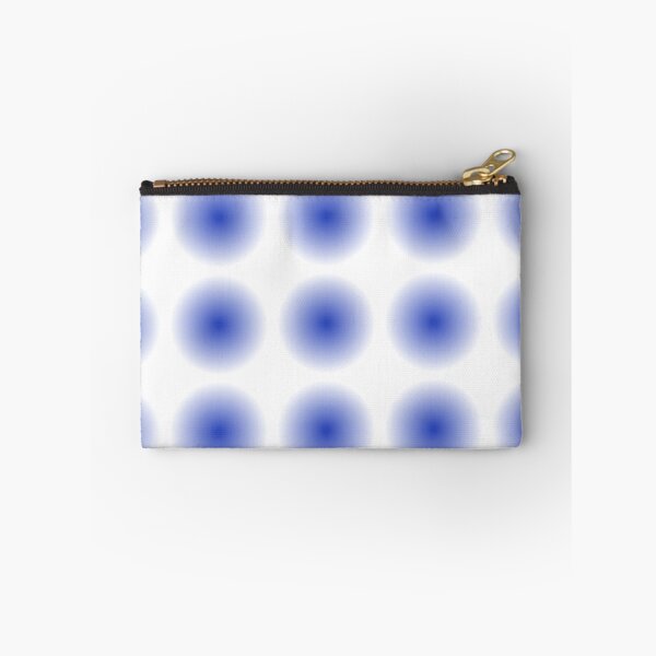 Item preview, Collection of blue blur dots on white background designed and sold by Giree07.
