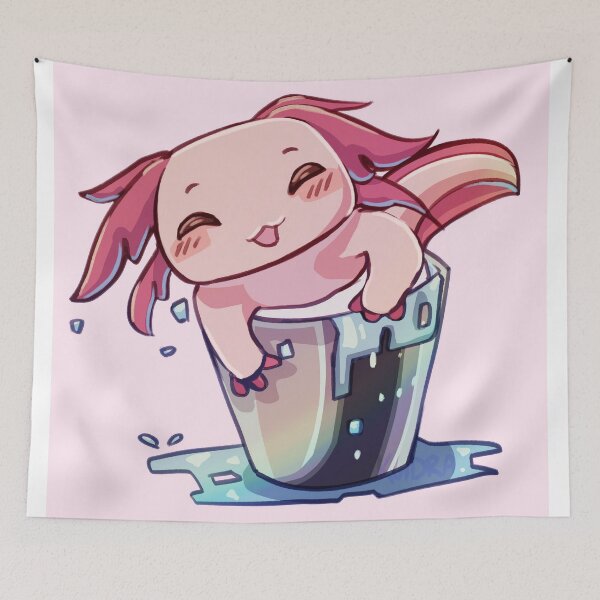 Item preview, #Axolotl In A Glass Of Water designed and sold by robynclarsen.