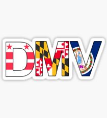 DMV- D.C.-Maryland-Virginia Sticker
