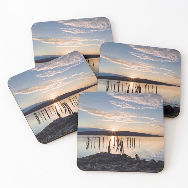 Item preview, Salen Old Pier Sunset Isle of Mull Scotland. designed and sold by PhotosEcosse.