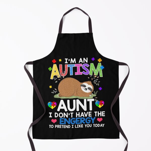 Item preview, I Am An Autism Aunt Cute Sloth Aunt Autism Gift designed and sold by HaaChris-Artis.