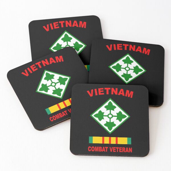Item preview, 4th Infantry Division Vietnam Veteran Active T-Shirt designed and sold by lelaalicesr.