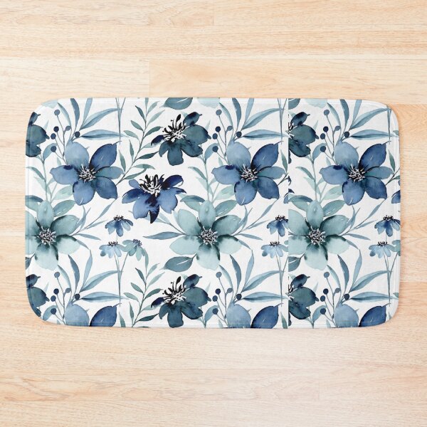 Item preview, Blue Flower Garden - Lupins, Anemones watercolor paints designed and sold by Dzhon99.