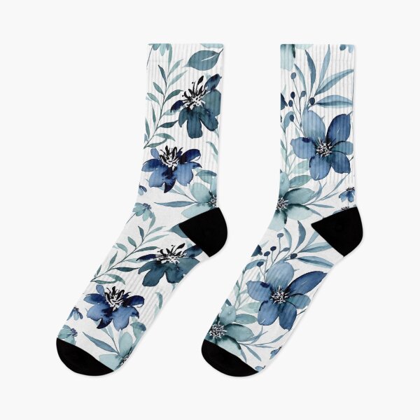 Item preview, Blue Flower Garden - Lupins, Anemones watercolor paints designed and sold by Dzhon99.