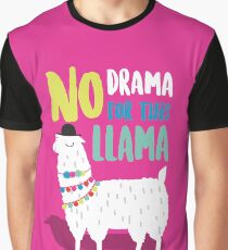 Kein Drama für dieses LLama Grafik T-Shirt