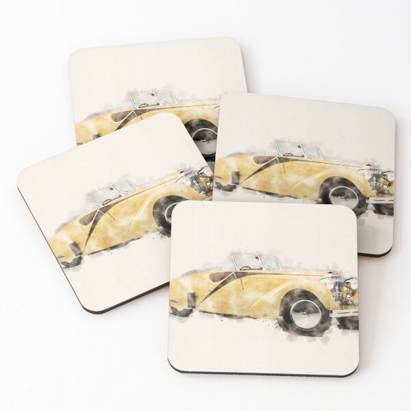 Item preview, Old vintage car in watercolor designed and sold by paulrommer.