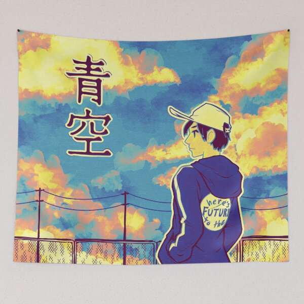 Item preview, Nostalgic Blue Sky designed and sold by Parallel-Shore.