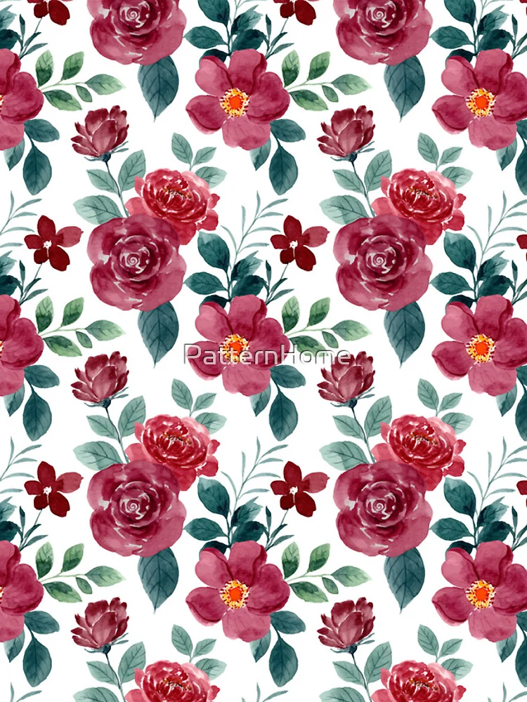 Thumbnail 4 of 4, Samsung Galaxy Phone Case, Watercolor Roses Pattern - Floral Pattern designed and sold by PatternHome.
