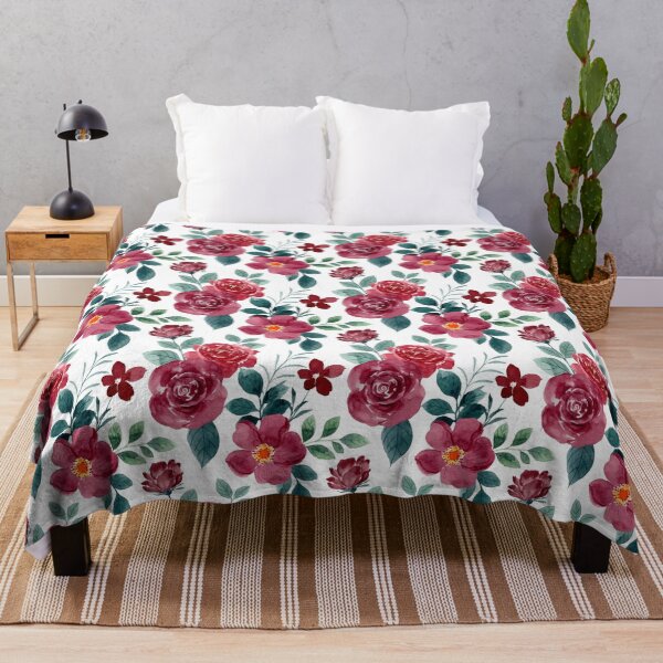 Item preview, Watercolor Roses Pattern - Floral Pattern designed and sold by PatternHome.