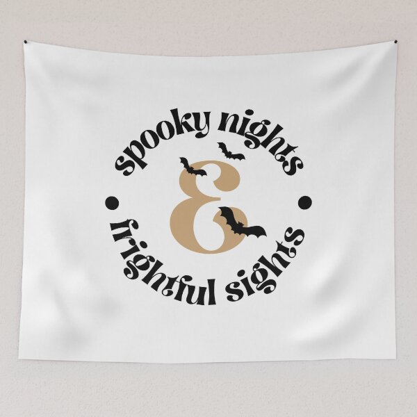 Item preview, Spooky Nights & Frightful Sights designed and sold by HolyWater SHOP.