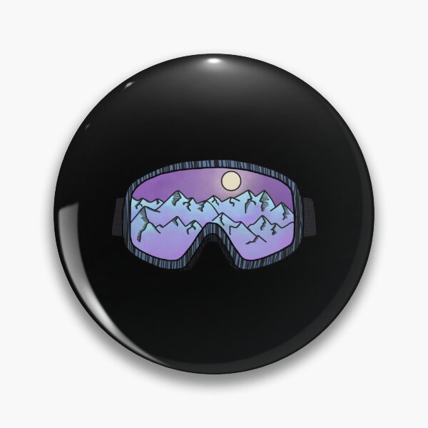 Item preview, Purple Ski Goggles Sticker designed and sold by kerritoniap2g.