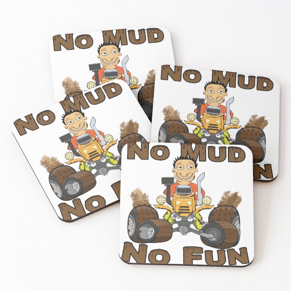 Item preview, No Mud No Fun Off Road Tractor Orange designed and sold by ETVdesign.