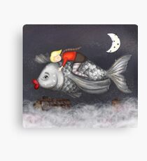 flying fish Canvas Print