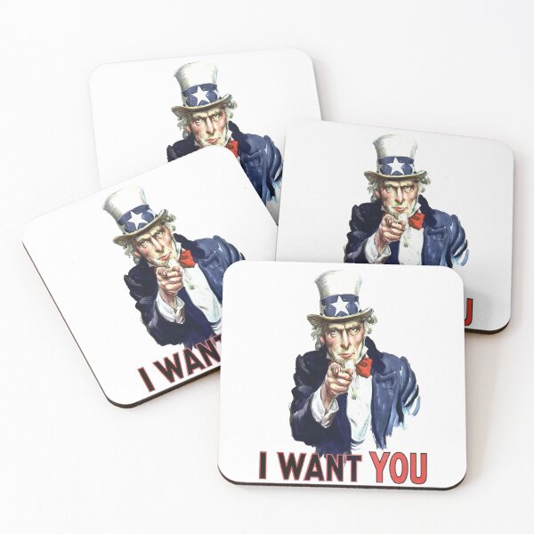 Item preview, Uncle Sam I Want You Americana Vintage Style designed and sold by taiche.