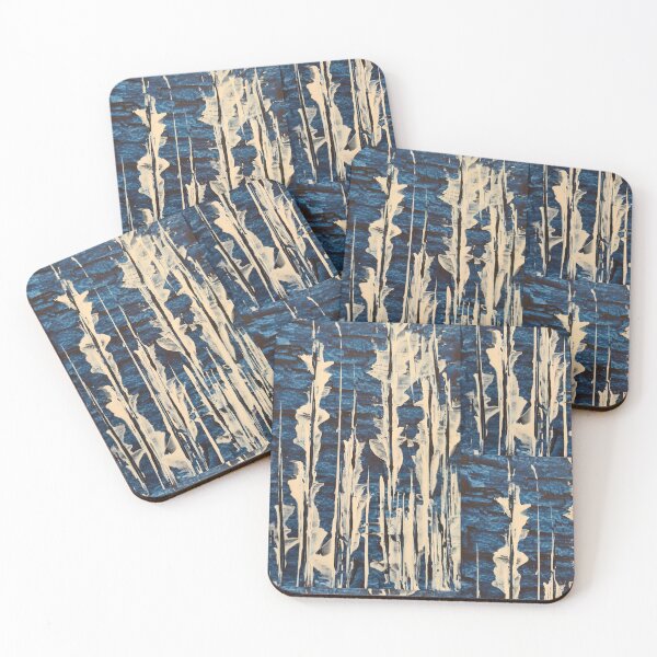 Item preview, Leaves unwinding in front of the sea designed and sold by Mirpaintforme.