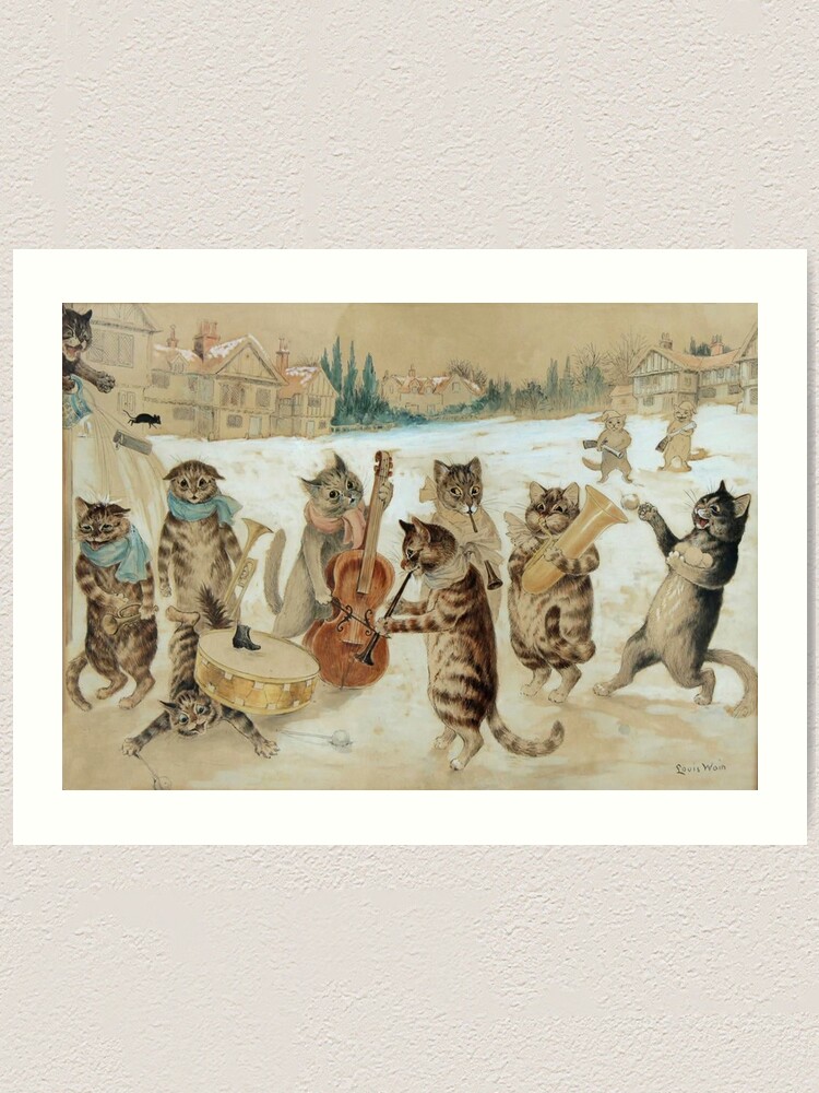 Louis Wain Print Cat Wall Art Decor Peter the Great Louis Wain 