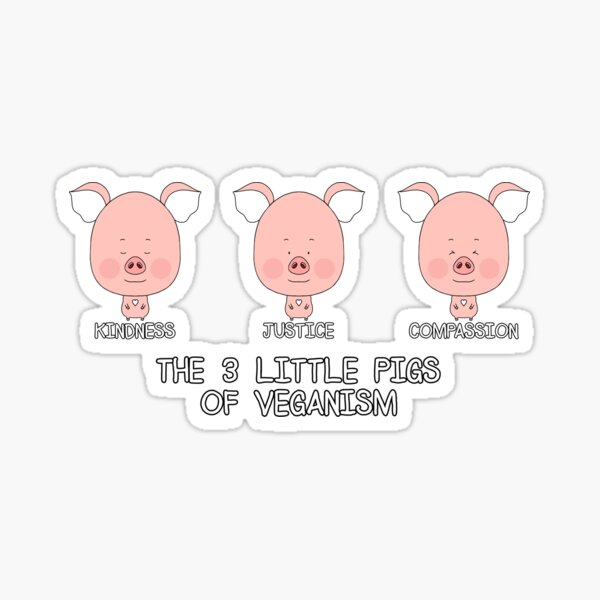 3 Little Pigs Stickers for Sale