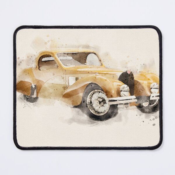 Item preview, Old vintage car in watercolor designed and sold by paulrommer.