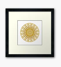 Gold Mandala Framed Print