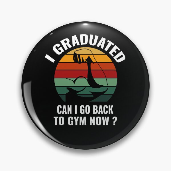 Item preview, I Graduated Can I Go Back To Gym Now Retro Vintage Funny Graduation 2022 designed and sold by ReadyArt.