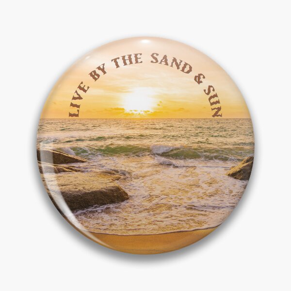 Item preview, Live by the sun and sand circular designed and sold by Unaiza Khalid.