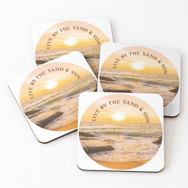Item preview, Live by the sun and sand circular designed and sold by Unaiza Khalid.