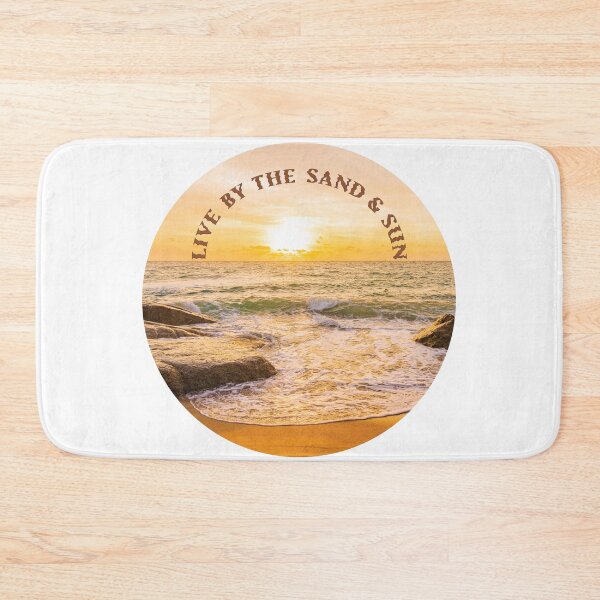 Item preview, Live by the sun and sand circular designed and sold by Unaiza Khalid.