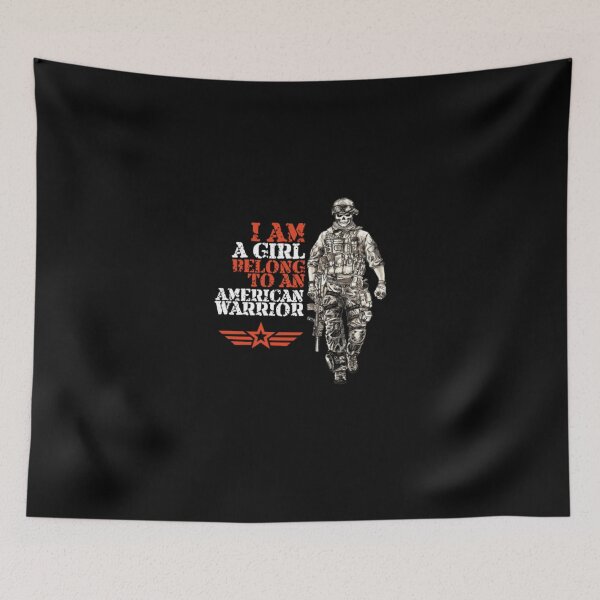 Item preview, I am a girl to an American warrior  designed and sold by aryagiri.