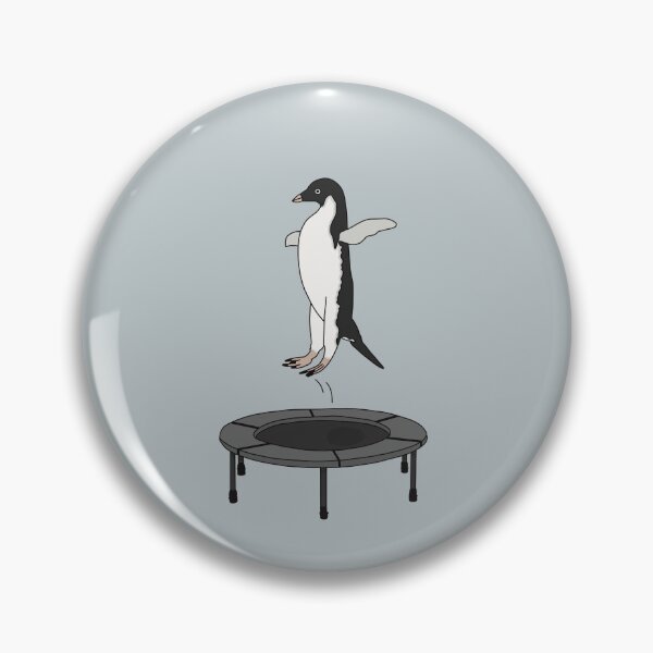 Item preview, Penguin riding a trampoline designed and sold by tsiguidou.