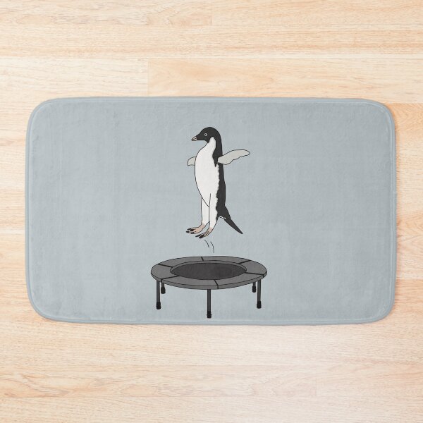 Item preview, Penguin riding a trampoline designed and sold by tsiguidou.
