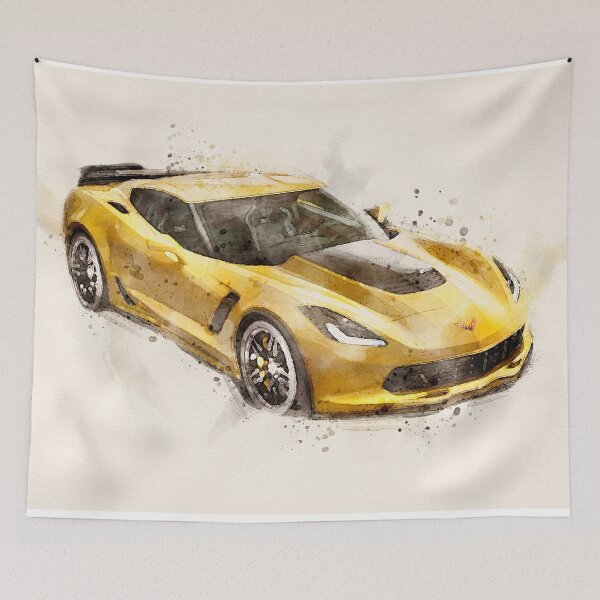 Item preview, Watercolor sports car designed and sold by paulrommer.